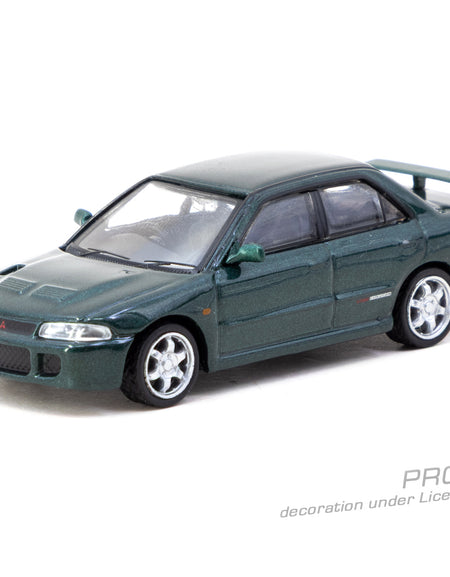 (Pre-order) Tarmac Works 1/64 Mitsubishi Lancer GSR Evolution Green Metallic