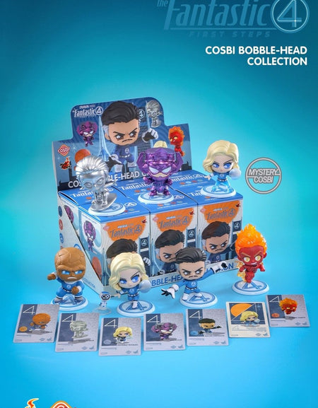Hot Toys The Fantastic Four: First Steps Cosbi Bobble-Head Collection Full set 6