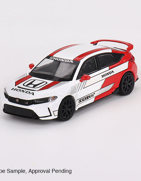 Mini GT #721 1/64 Honda Civic Type R #2 2023 Pace Car White Model
