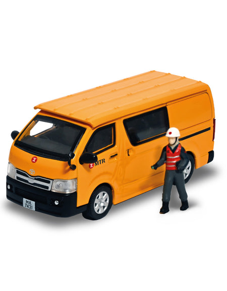 ERA CAR SP 1/64 Toyota Hiace - MTR Multi-purpose Car (Yellow) Model Car w/figure