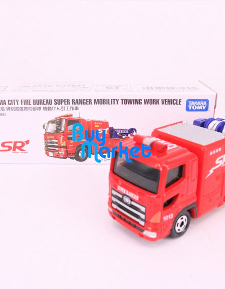 Takara Tomy Tomica 132 Yokohama Fire Bureau Super Ranger Mobility Towing diecast