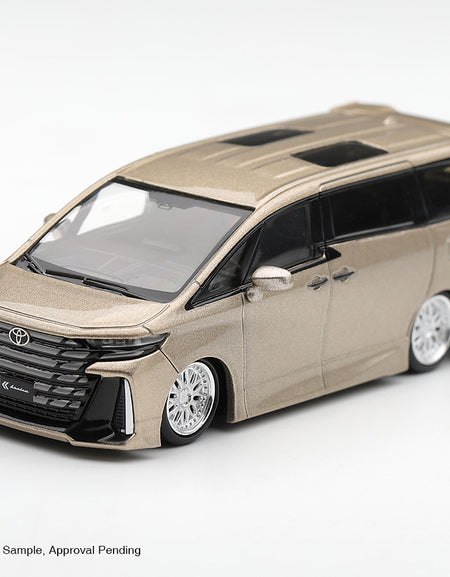(Pre-order) Mini GT 1/64 #1335 Toyota Vellfire 40 KUHL Gold Metallic LHD Diecast