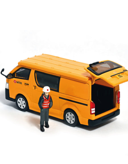 ERA CAR SP 1/64 Toyota Hiace - MTR Multi-purpose Car (Yellow) Model Car w/figure