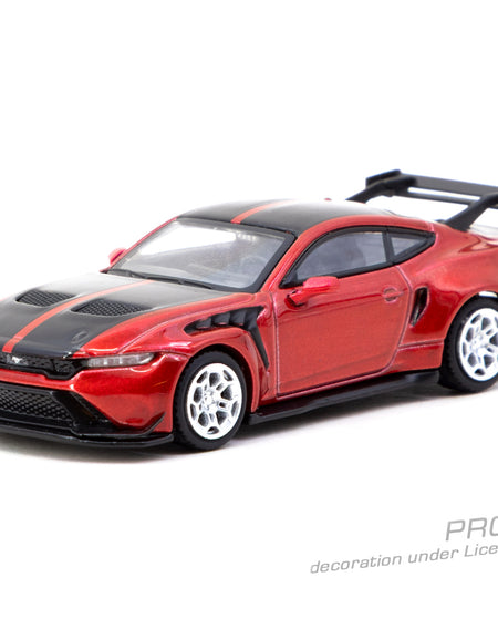 Tarmac Works 1/64 Ford Mustang GTD Red Diecast Model Car