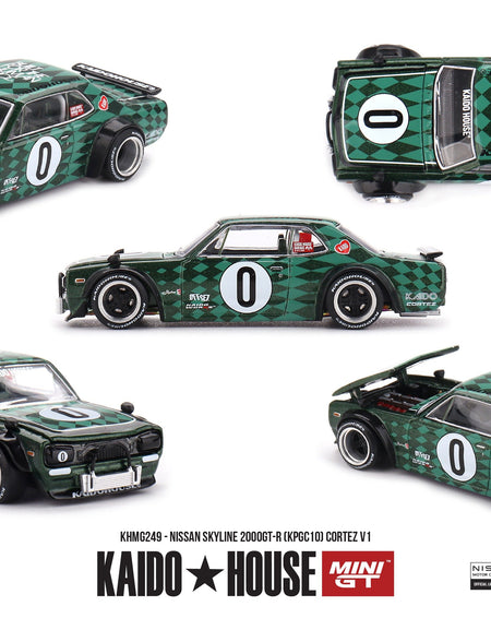 (Pre-order) Kaido House X Mini GT Nissan Skyline 2000GT-R (KPGC10) Cortez V1