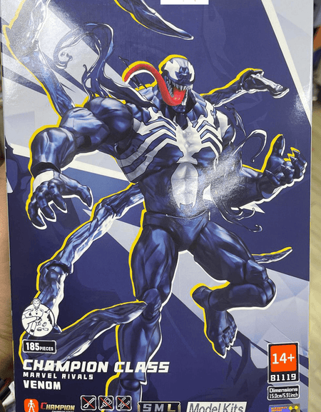 Blokees Marvel Rivals Champion Class 07 Model Kit Figure 1:12 Venom