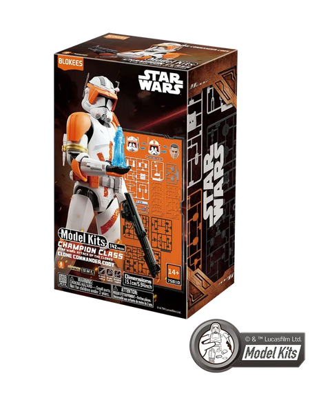 Blokees Star Wars Attack of The Clones Champion Class 10 Clone Commander Cody