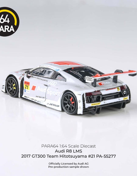 PARA64 1/64 #21 Audi R8 LMS 2017 GT300 Team Hitotsuyama LHD