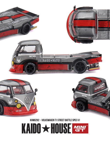 (Pre-order) Mini GT #292 Volkswagen T1 Street Battle Spec V1 Diecast Model Car