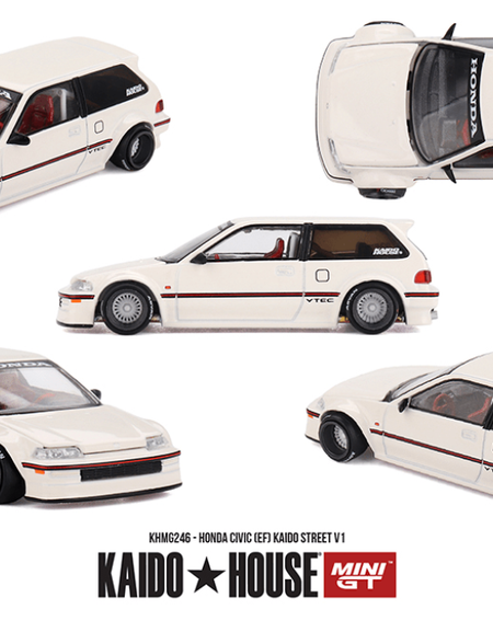 (Pre-order) Mini GT x Kaido House Honda Civic (EF) Kaido House V1 #KHMG246
