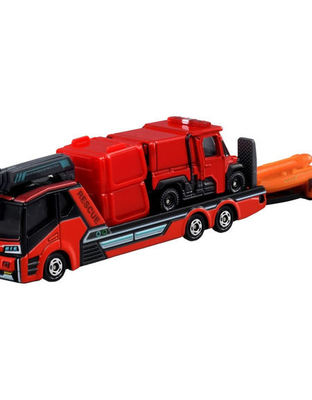 Takara Tomy Tomica No.132 Morita Small Off-Road Fire Truck Red Ladybug Transport