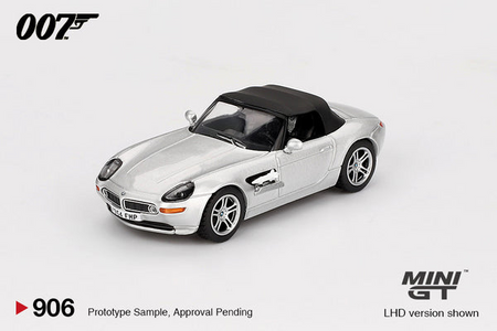 MINI GT 1/64 007 BMW Z8 "The World Is Not Enough" Diecast Model Car