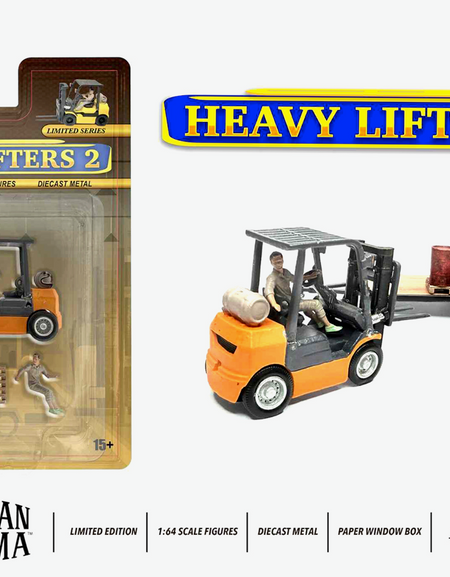 American Diorama 1:64 Figure Set: Heavy Lifters 2 AD-2434