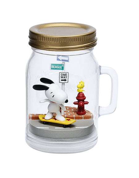 Re-Ment Snoopy & Woodstock Terrarium On Vacation Figure (Set of 6)