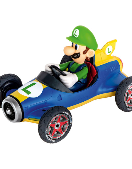 Carrera Nintendo Mario Collection 1:43 Pull Back Model Car - Mach 8 Luigi