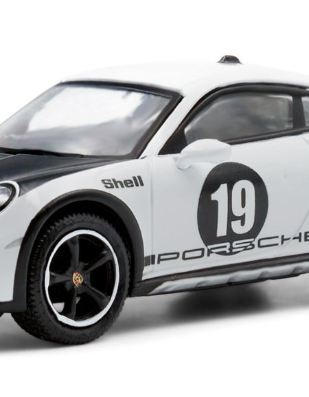 Sparky x TINY 1/64 Porsche 911(992) Dakar Rallye 1971 Diecast Model Car
