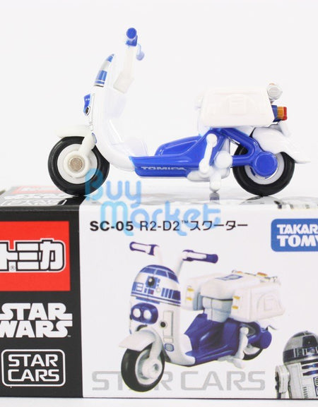 Takara Tomy Tomica Star Cars SC-05 Star Wars R2-D2 Scooter Motorcycle Diecast