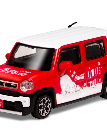 BMC x TINY 1/64 Suzuki 2016 Hustler - COCA-COLA Model Car
