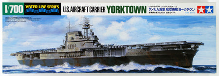 Tamiya #31712 1/700 US Aircraft Carrier YORKTOWN Model kit