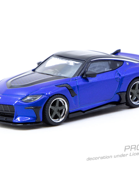Tarmac Works 1/64 Nissan VeilSide FFZ400 Fairlady Z Blue Diecast car