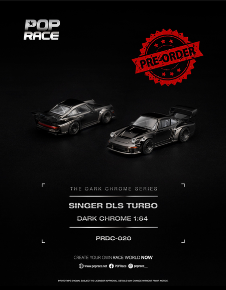(Pre-order) POP RACE SINGER DLS TURBO Diecast Model Car #PRDC020