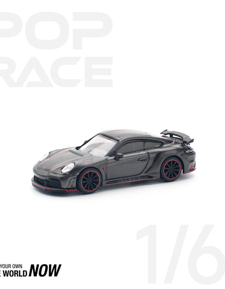 POPRACE 1/64 992 STINGER GTR CARBON EDITION - REDLINE Model Car
