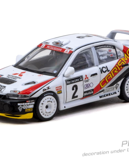(Pre-order) Tarmac Works 1/64 Mitsubishi Carisma GT Evolution IV RAC Rally 1997