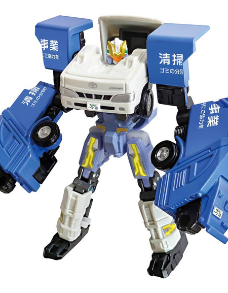Takara Tomy Tomica Joblabor TJB07 Clean Braver Toyota Dyna Cleaning Truck