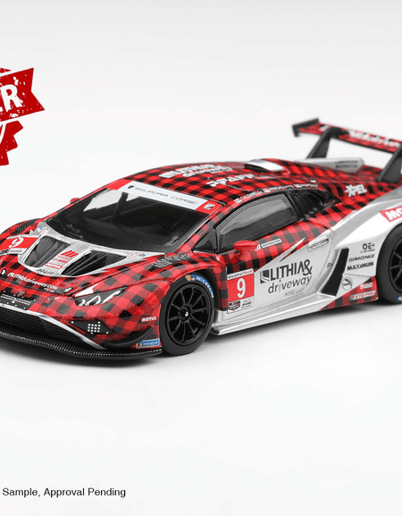 (Pre-order) Mini GT 1/64 #1327 Lamborghini Huracan GT3 EVO2 #9 Motorsports 2025