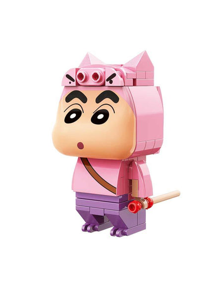 Qman Keeppley Building Blocks Toy #K20610 - Shinchan Cos Buriburi Zaemon