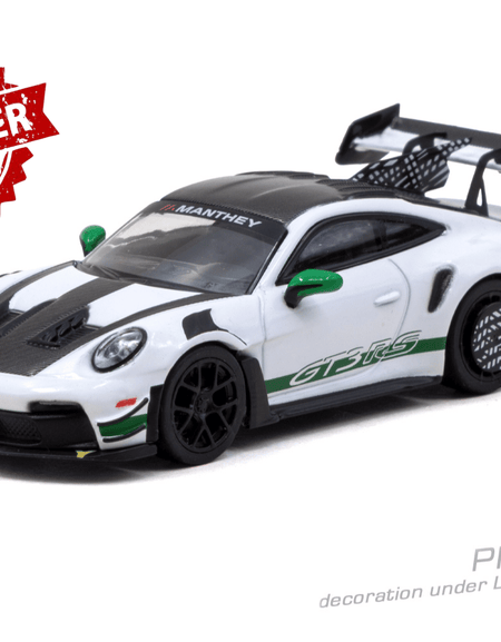 (Pre-order) Tarmac Works 1/64 Porsche GT3RS(992.1) MR White Green Diecast Model