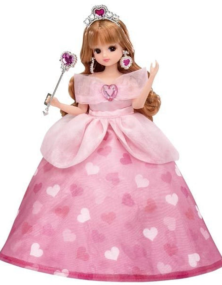 Takara Tomy Licca Chan Doll Set - LD-03 Heartful Princess w/ Dress Set
