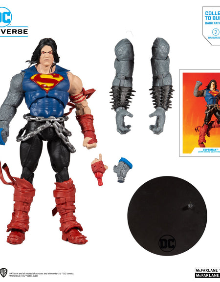 McFarlane Toy DC Death Metal Build-A (Dark Father.)- Superman 7' Action Figure