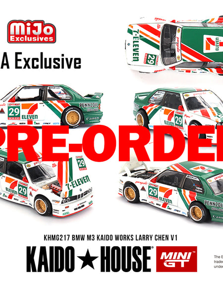 (Pre-order) Kaido House X Mini GT BMW M3 KAIDO WORKS LARRY CHEN V1 USA Exclusive