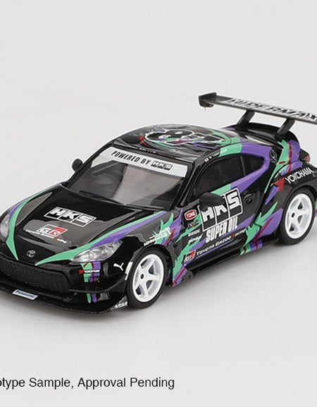 Mini GT #1005 Toyota GR86 HKS TYPE R 2022 Tokyo Auto Salon Model Car