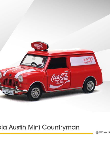 Tiny City 1:50 Coca-Cola Austin Mini Countryman Diecast Model Car