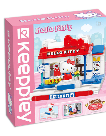 Keeppley Blocks Toy #K20807 : Sanrio Series - Hello Kitty Modern Railway Staion