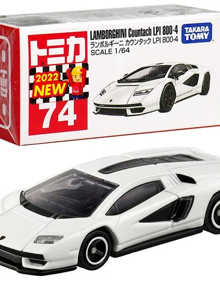 Takara Tomy Tomica Die-cast Car - 1/64 No.74 Lamborghini Countach LPI 800-4