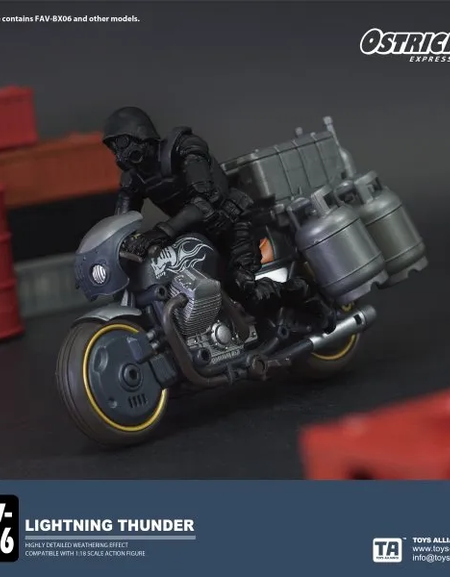 TOYS ALLIANCE OSTRICH EXPRESS FAV-BX06 1:18 Lightning Thunder Vehicle Model