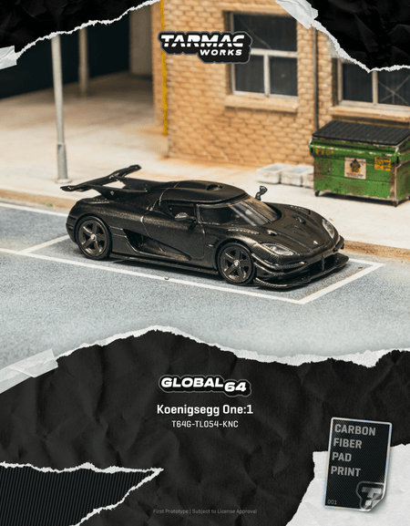 Tarmac Works Koenigsegg One:1 KNC 1/64 Diecast Model Car