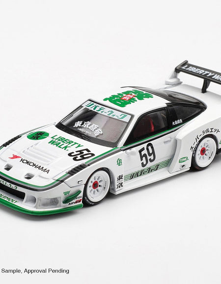 (Pre-order) MINI GT #1181 Nissan LB-Super Silhouette 180SX White Diecast Model