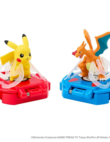 Takara Tomy Moncolle Battle Set Pikachu VS Charmeleon Battle Game Figures