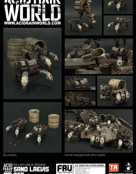 TOYS ALLIANCE x Acid Rain FAV-A107 Sand Laevis Set 1:18 Figure