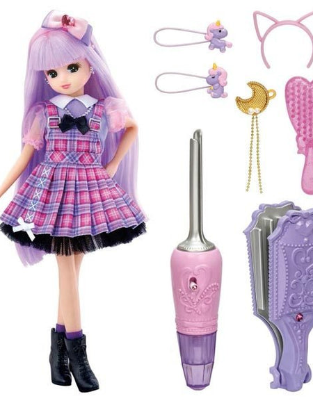 Takara Tomy Licca Chan Doll play set - Nizikyun Curl Licca
