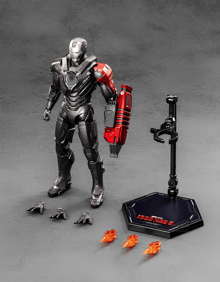 ZD Toys Marvel 1:10 6-inch Iron Man MK29 Action Figure Set