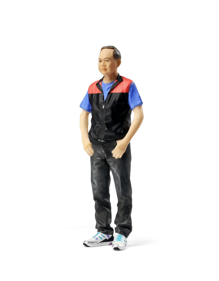 TINY City HK Scale 1/18 #17 Mr. Chan The Taxi Driver Resin Model Figure