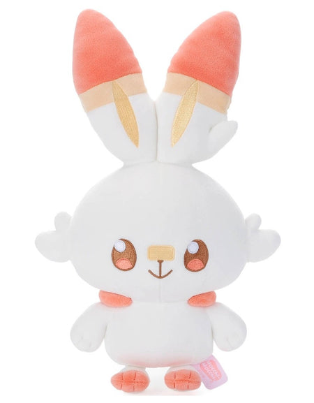 Takara Tomy Arts Pokemon PokePiece Mocchi Mocchi Style Plush Toy Scorbunny