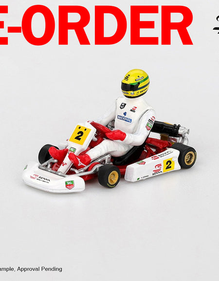 (Pre-order) MINI GT #1156 Senna Kart #2 Ayrton da Silva 1993 Masters of Paris