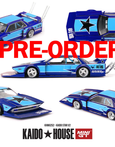 (Pre-order) Kaido House X Mini GT KAIDO STAR V2 Model Car #KHMG252