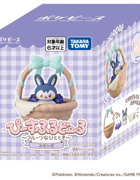 Takara Tomy Pokemon PokePeace Friend Doll -Fruit Time- Emolga
